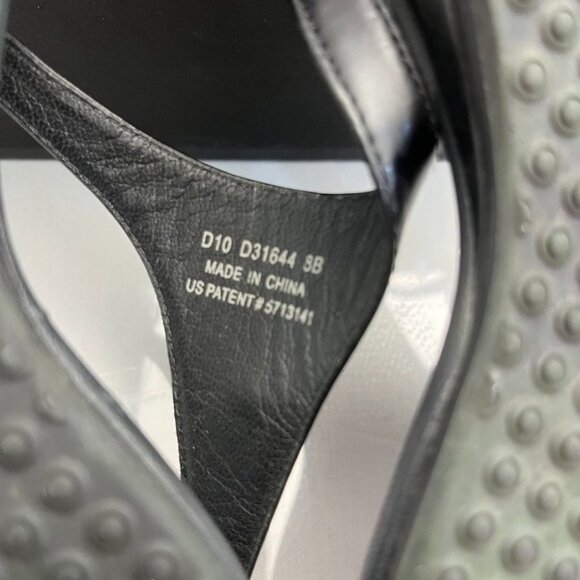 Cole Haan Air Thong Sandals Buckle Strap Black Leather 8B - Picture 10 of 12